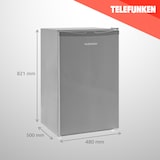 thumbnail of Telefunken CF-31-121-S Kühlschrank ohne Gefrierfach | Freistehend | 90 L Gesamt-Nutzinhalt | Temperaturregelung