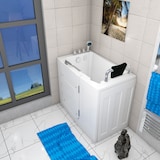 thumbnail of Sitzbadewanne Senioren Wanne Sitzwanne mit Tür S08-TH-A-R 68x110cm
