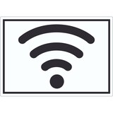 thumbnail of Free Wlan Hotspot Symbol Aufkleber A1 (594x841mm)