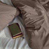 thumbnail of LUMALAND Premium Bettwäsche Everyday - Ganzjahres Bettbezug 155x200 cm & Kissenbezug 80x80 cm - Taupe