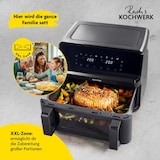 thumbnail of GOURMETmaxx Heißluft-Fritteuse Vario-Doppelkammer 9l