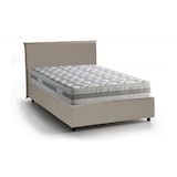 thumbnail of Dmora Quadratisches und halbes Bett Assunta, Containerbett mit Kunstlederbezug, 100% Made in Italy, inklusive Matratze Cm 120x200, Turteltaube