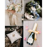 thumbnail of Doppelseitiges Satinband 10mm x 20m Schleifenband Geschenkband Uni Hellblau