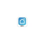 thumbnail of eco neo III 92, wlan-ventilator ohne licht, weißer korpus, flügel in walnuss und kirsche, casafan