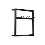 thumbnail of SIT Möbel Wandregal-Set | 3-teilig | Halterung für 4 Flaschen und 9 Gläser | Metall | Serie THIS & THAT | antikschwarz