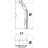 thumbnail of Rehau SL Endstück rechts SL ESre2050 cws 6132278