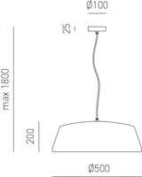 thumbnail of Blanca S/P Pendelleuchte – Modernes Design aus mattweißem Aluminium, E27-Fassung, max. 60 W, ideal für Innenräume – Gealuce