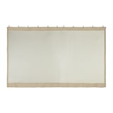 thumbnail of Relaxdays Moskitonetz für 3 x 3 m Pavillon, 2 Seitenteile, mit Reißverschluss & Klettband, 12 m XL Mückennetz, beige