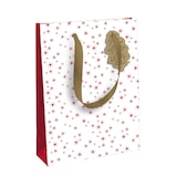 thumbnail of Clairefontaine 6x Geschenktasche L 26,5x14x33 cm, Weihnachten Liebesapfel - Weiß X-29508-2C
