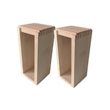 thumbnail of Juego de 2 bloques de cuchillos de madera Fackelmann Woodworking