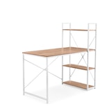 thumbnail of Mesa para computador / Secretária Easy Up3 incl. estante branco/carvalho hjh LIVING