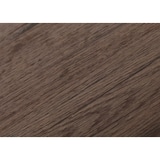 thumbnail of Tavolino HWC-L89, tavolo da salotto, ferro 43x120x64cm pietra sinterizzata aspetto marmo nero legno marrone scuro