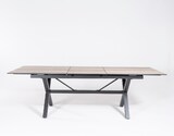 thumbnail of Mesa de exterior, Extensible 180 a 240 cm, Aluminio y HPL, Color Antracita, 180/240x89x75 cm