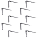 thumbnail of PRIOstahl Stahlwinkel Regalträger 120 × 170 mm – 10er Set Weiß Belastbare Wand-Regalwinkel aus Stahl