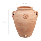 thumbnail of Biscottini Vasi per fiori 46x40x56 cm - Vaso rotondo in Terracotta - Fioriera esterno da giardino - Vasi da interno - Orcio per fiori balcone