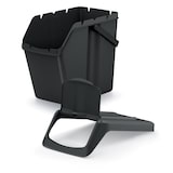 thumbnail of Set de 3 cubos de basura Keden Sortibox 100% plástico reciclado, negro, 75L