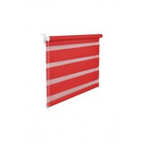 thumbnail of Doppelrollo Duorollo 50 cm breit 150 cm lang rot inkl. Seilzug Fensterrollo Klemmrollo Jalousie