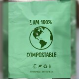 thumbnail of RyanPack Kompostierbare Bio Versandbeutel aus Maisstärke 30x40+5 cm 70 µm grün – 600 Stück