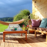 thumbnail of Relaxdays Fliegenhaube Lebensmittel, gegen Fruchtfliegen, groß, Obst & Kuchen, Insektenhaube, 40x107x58 cm, weiß-schwarz