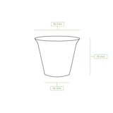 thumbnail of greenbox - Smoothie Becher aus PLA 200 ml / 8 oz, Ø 96 mm, 50 St.