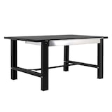 thumbnail of SimonRack Table de travail d’atelier, 1800x730 mm, tiroir, plateau métallique, Charge 600 kg, Noir - BT-6
