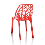 thumbnail of Besucherstuhl / Schalenstuhl ARTIFO TRI Kunststoff rot hjh OFFICE