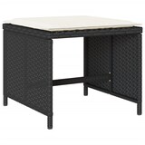 thumbnail of vidaXL 9-tlg. Garten-Essgruppe mit Kissen Schwarz Poly Rattan