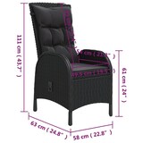 thumbnail of vidaXL 3-tlg. Garten-Bistro-Set Poly Rattan Schwarz