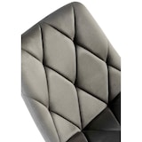 thumbnail of Set van 2 Eetkamerstoelen Clairton antraciet/Fluweel