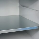 thumbnail of PROREGAL Werkbank Rhino mit 1 Tür + Regalteil | HxBxT 84x120x60cm | Traglast 300kg | Lichtgrau/Anthrazitgrau