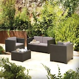 thumbnail of SP Berner Set de Muebles de Jardín y Terraza Diva Confort Color Grafito Sofá 2 Plazas, 2 Sillones y Mesa de Centro con Almacenaje