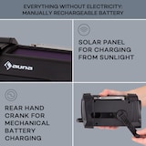 thumbnail of Patagonia DAB+ Outdoor-Radio DAB / DAB+ / FM Kurbelaufladung USB   SOS-Alarm wasserdicht Schwarz