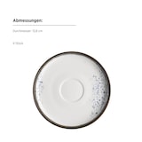 thumbnail of MÄSER Kaffeetassen mit Untertassen, 8-tlg. blau, postsicher Set, PINTAR blau, 935202