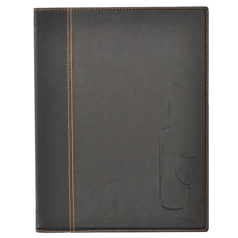 Contacto Weinkarte DIN A4, schwarz