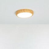 thumbnail of Platte LED plafondlamp LARA 1x 14 W Hout Den Wit Kunststof LE109712