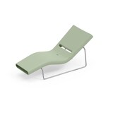 thumbnail of Lyxo - Lettino Sdraio Esse con telaio grigio in polietilene 185x73x77cm - Impilabile, ergonomico, indoor/outdoor - Colore Giada