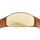 thumbnail of Décoshop26 - Moderne design barkruk met voetensteun crèmekleurige houten en synthetische zitting chromen poten 10_0000064