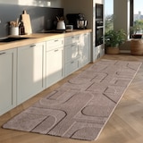 thumbnail of Teppich Wohnzimmer Skandinavisch Pflegeleicht Waschbar Schlafzimmer OEKO-TEX Beige 80x150 cm Schadstoffgeprüft – LAVAREDO von Kadima Design