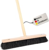 thumbnail of Naturhaar Rosshaarbesen 60cm Breit Saalbesen Roßhaar-Besen Stiel 140cm Lang sehr weiche Borsten Saalbesen