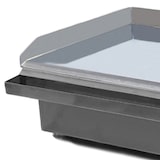 thumbnail of MBH - Plancha a gas industrial 600x400 mm de cromo duro con fogón para hostelería. Fry Top para cocina profesional de bar y restaurante.