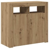 thumbnail of vidaXL Sideboard mit LED-Leuchten Artisan-Eiche 80x35x75 cm