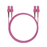 thumbnail of Helos LWL Patchkabel SC/SC Duplex 50/125µm OM4 erikaviolett 10,0m