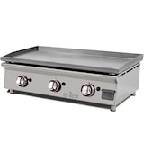 thumbnail of Gril à gaz 80 cm, profondeur 45 cm, 3 brûleurs, acier laminé, Arilex