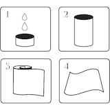 thumbnail of OIO NATURA Komprimierte biologisch abbaubare Tücher von OIO (Packung mit 800 Stück) + 4 Keramiksockel Duo