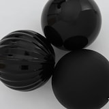 thumbnail of vidaXL Weihnachtskugel-Set 9 pcs Schwarz Kunststoff