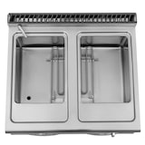 thumbnail of Helloshop26 - Bain-marie 6000W 2 x GN 1/2 2 x GN 1/3 kraan onderkast (80 x 73 cm) roestvrij staal 14_0008296
