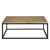 thumbnail of Mesa de centro iCub 80x70x37cm Negra en madera maciza de pino acabado vintage estilo industrial Box Furniture