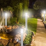 thumbnail of MONZANA® Außenleuchte mit Bewegungsmelder Edelstahl 100cm IP44 Wetterfest E27 Silber Außen Gartenlampe