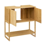 thumbnail of FIVE - Armário de banheiro de bambu, 69,8 x 33,5 x 80,2 cm