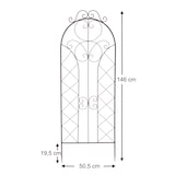 thumbnail of DanDiBo Rankhilfe für Kletterpflanzen Metall XXL H-150 cm B-50 cm mit Dekor 96017 Rankgitter Kletterhilfe